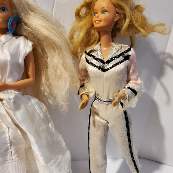 Lot Of 3 Vintage Mattel Barbie Dolls 1966 Bendy Knees 12" Fashion Dolls - Picture 10 of 13